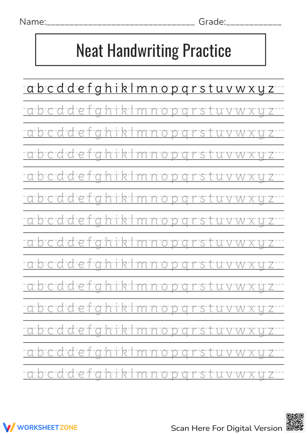 Penmanship Practice Sheets Printable Penmanship Practice Sheets Printable