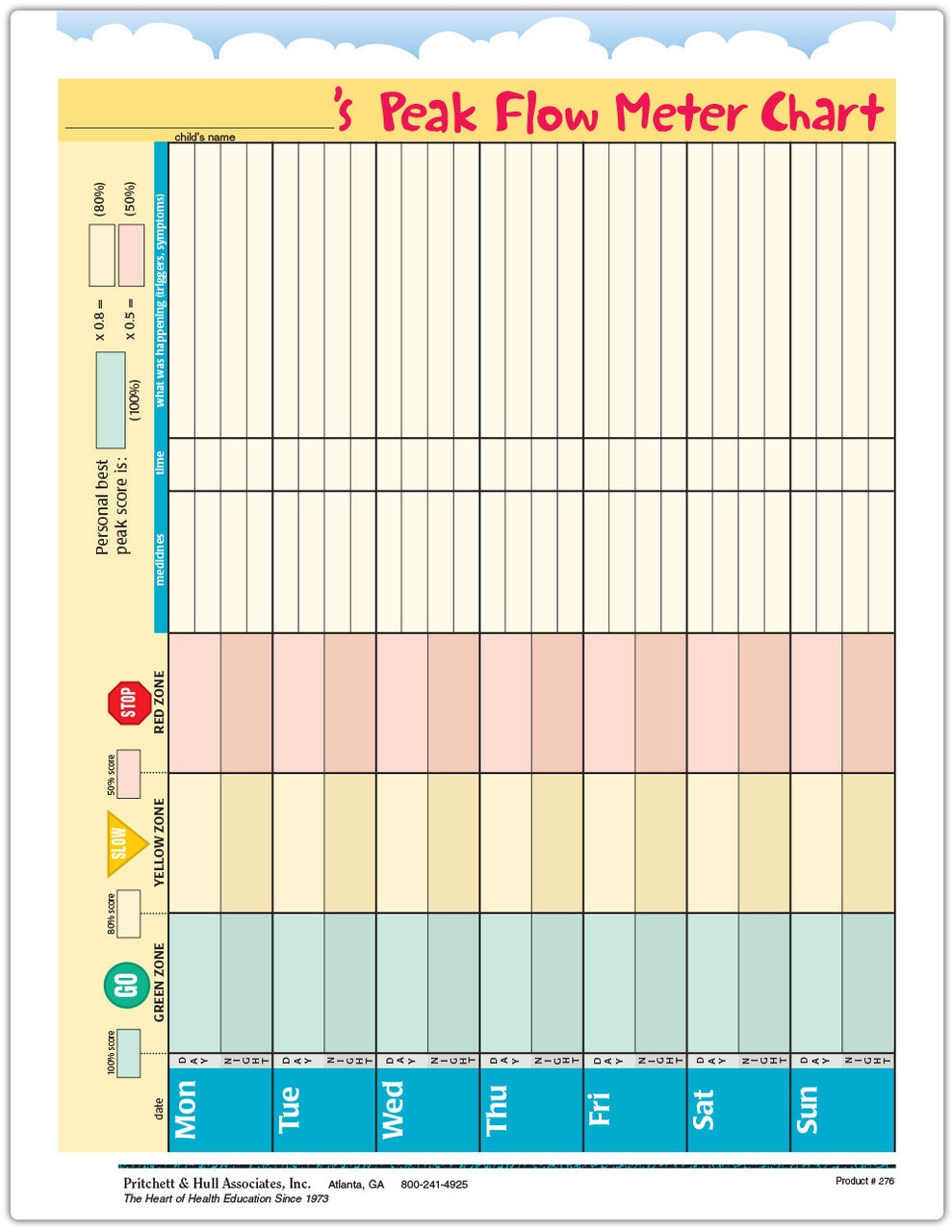 Ped Asthma Peak Flow Use Tearpad 50 Sheets Per Pad Pritchett And Hull Ped Asthma Peak Flow Use Tearpad 50 Sheets Per Pad Pritchett And Hull