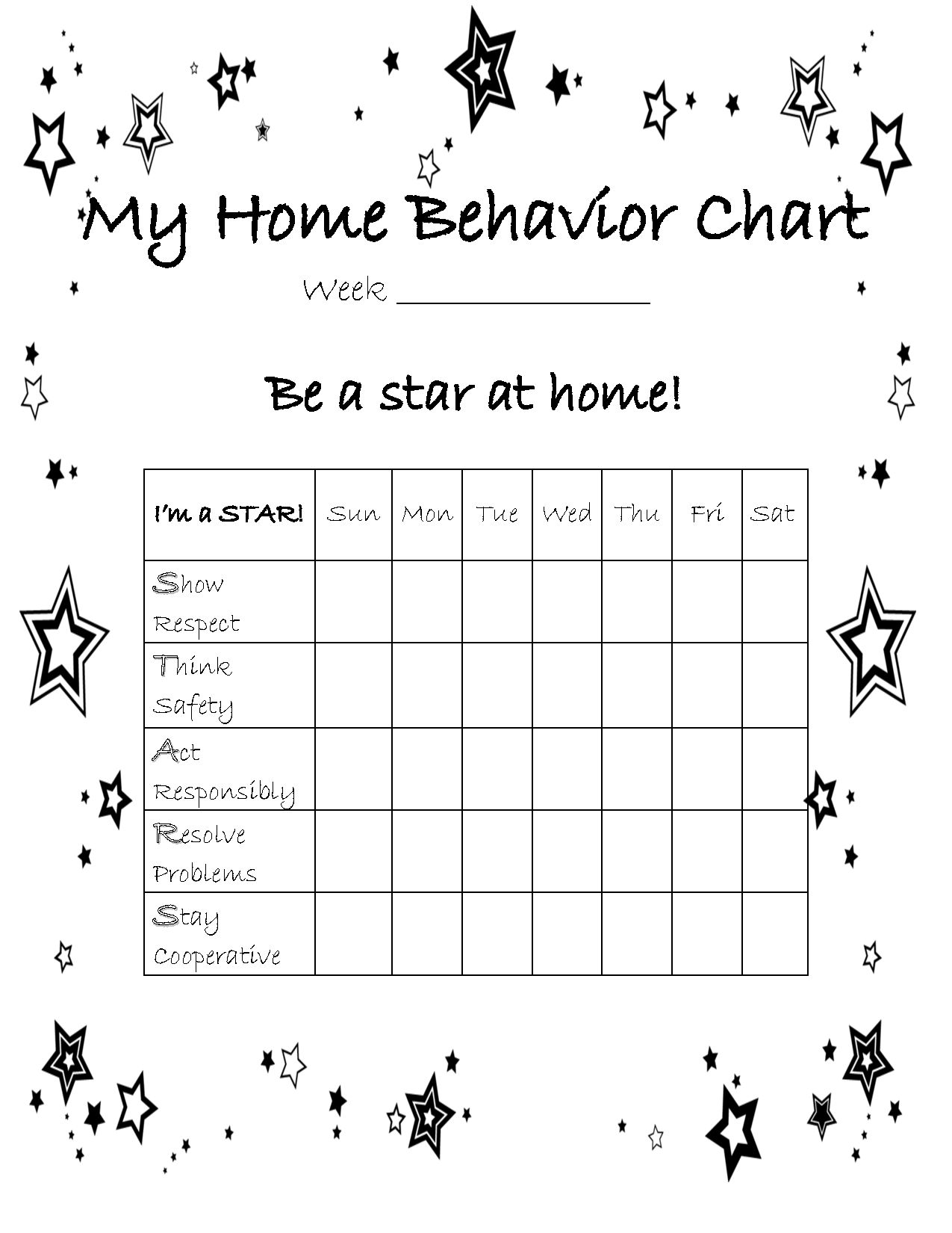 10 Home Behavior Charts Ideas Home Behavior Charts Behavior Behaviour Chart