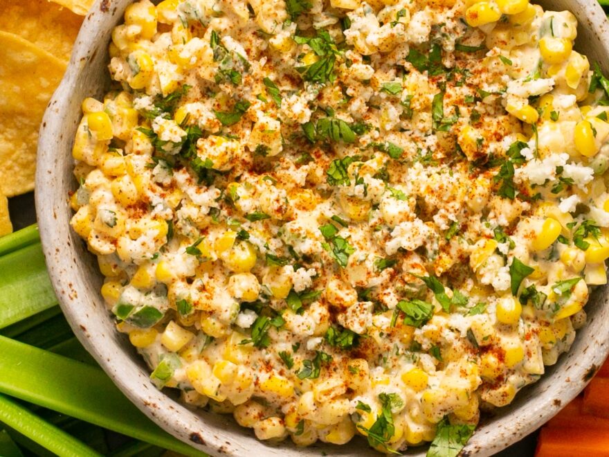 15 Minute Creamy Elote Inspired Dip The Natural Nurturer