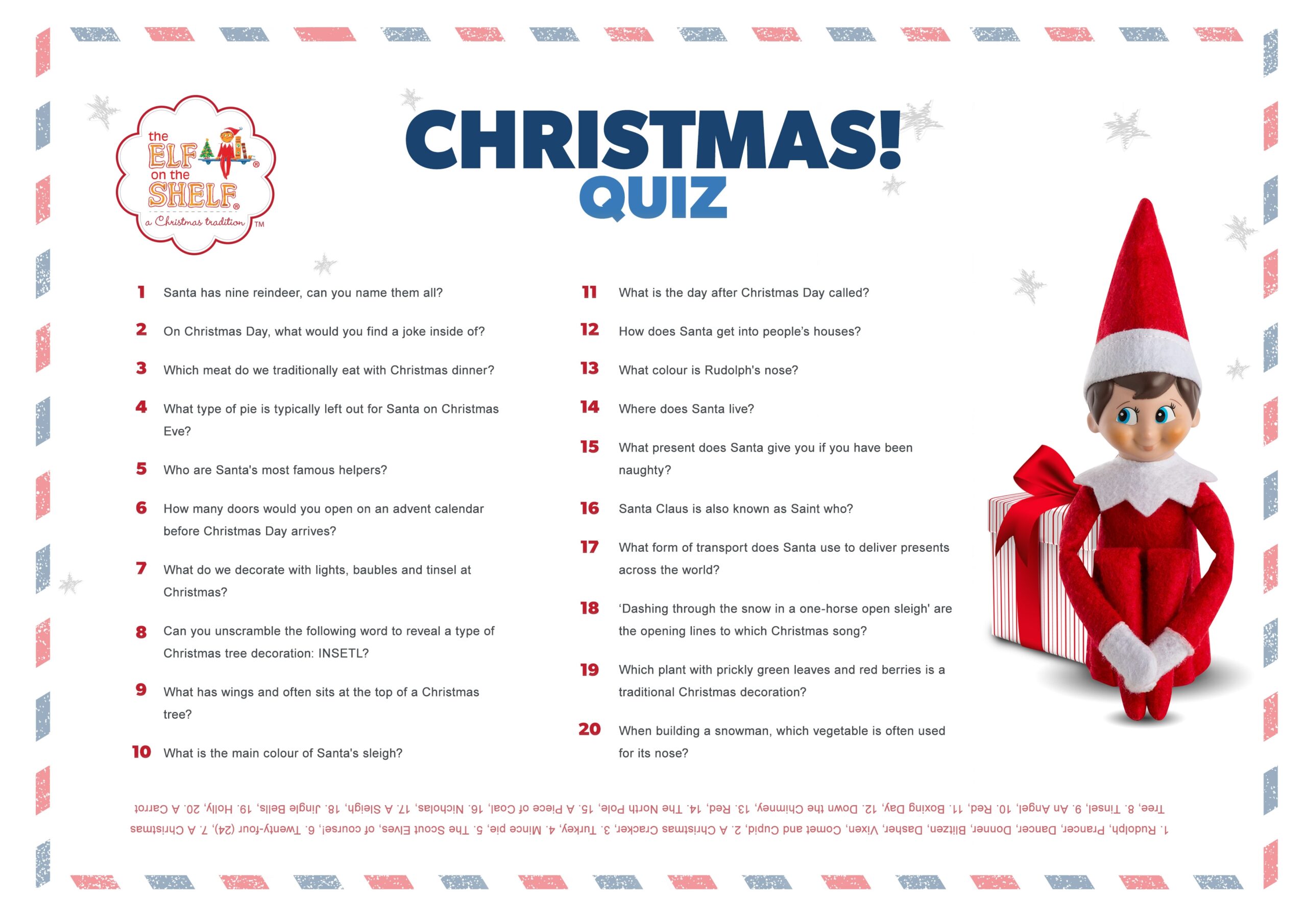 20 Great Christmas Quiz Questions For Kids Elf On The Shelf UK 20 Great Christmas Quiz Questions For Kids Elf On The Shelf UK