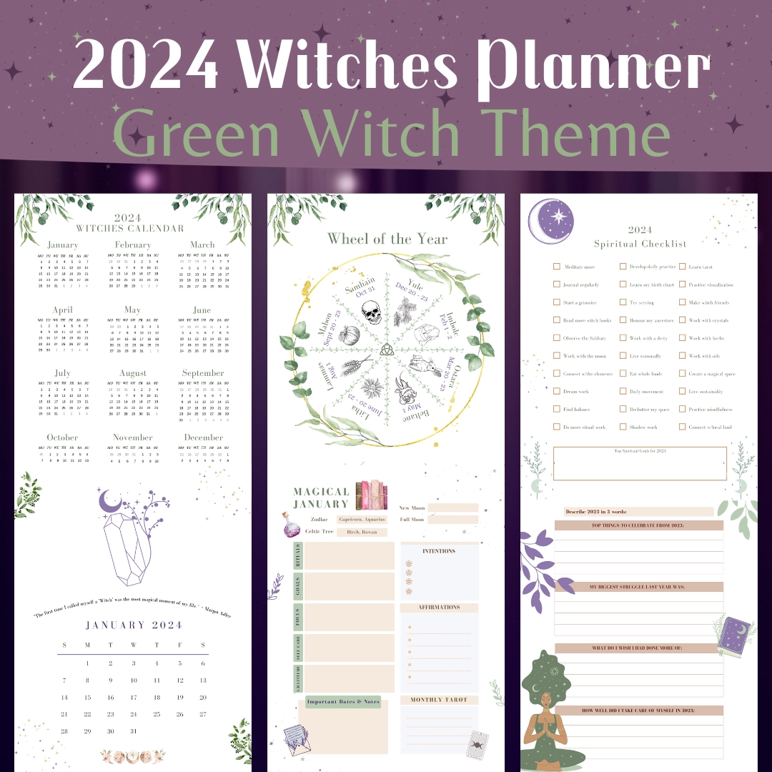 2024 Witches Planner The Wholesome Witch 2024 Witches Planner The Wholesome Witch