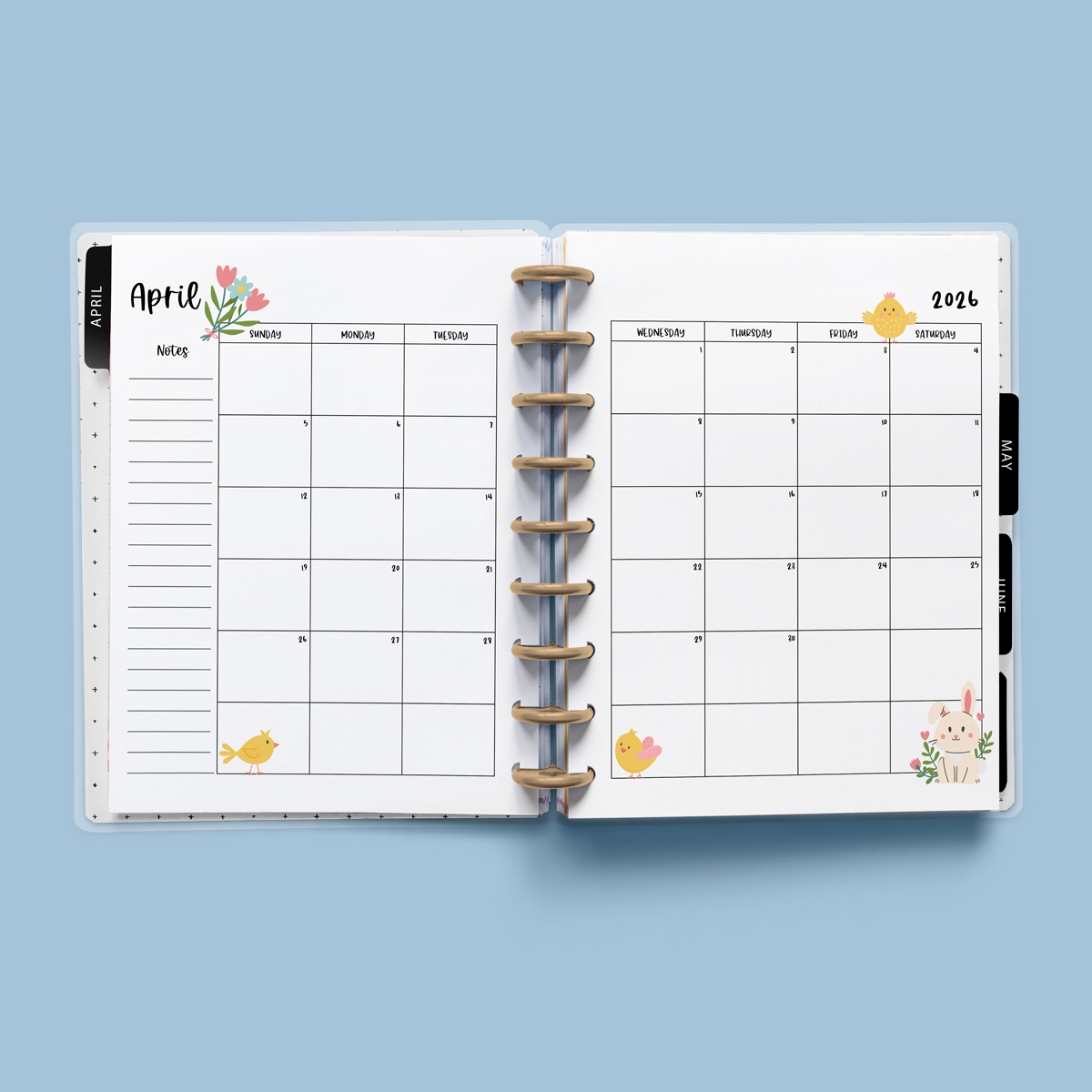 Big Happy Planner April 2026 Printable