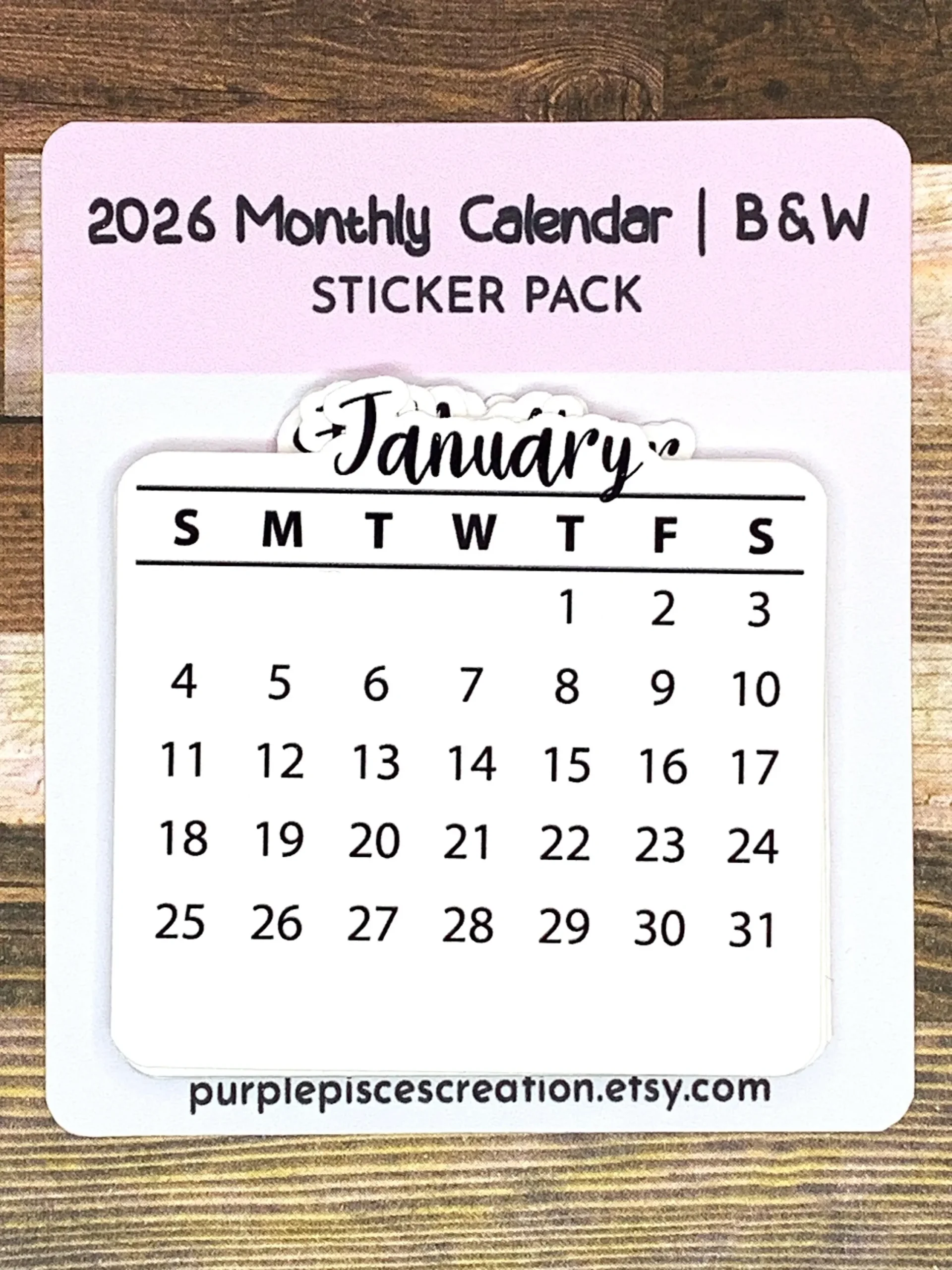 New Year 2026 Planner Sticker Printable New Year 2026 Planner Sticker Printable