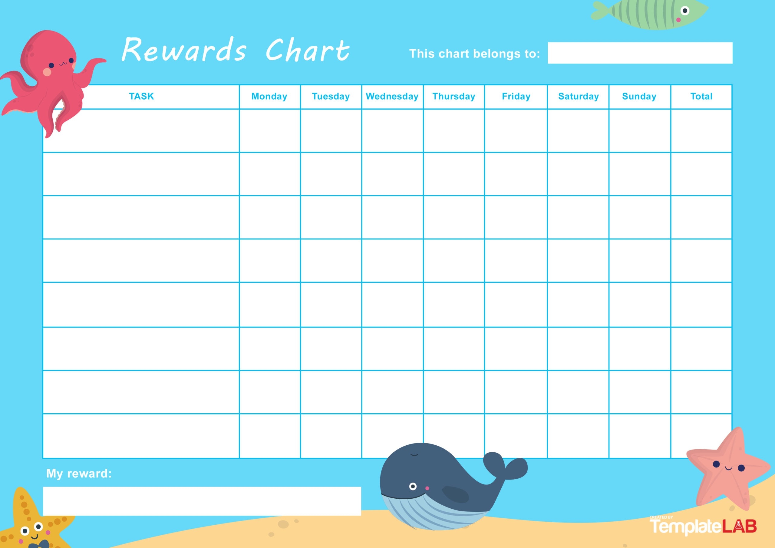 Generic Sticker Chart Printable