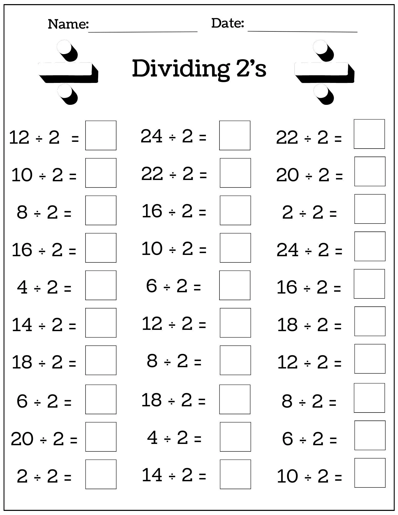 24 Printable Multiplication And Division Worksheets 1 12 Fill In The Blanks With Answer Pages Maths Drills Etsy Israel