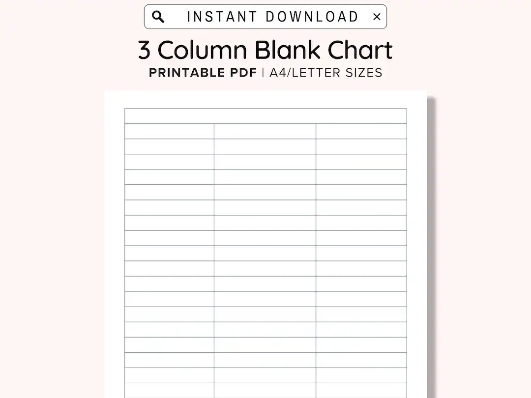 3 Blank Columns Chart Text Input Print And Write Printable Digital Download Blank Column Template Printable Columns Columns W Title PDF Etsy 3 Blank Columns Chart Text Input Print And Write Printable Digital Download Blank Column Template Printable Columns Columns W Title PDF Etsy