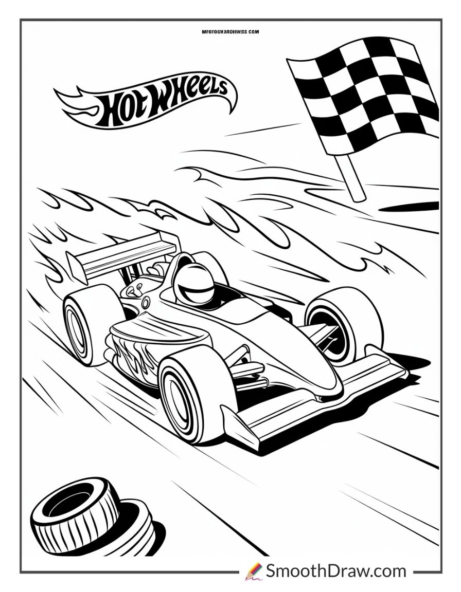 Hot Wheels Coloring Sheets Printable