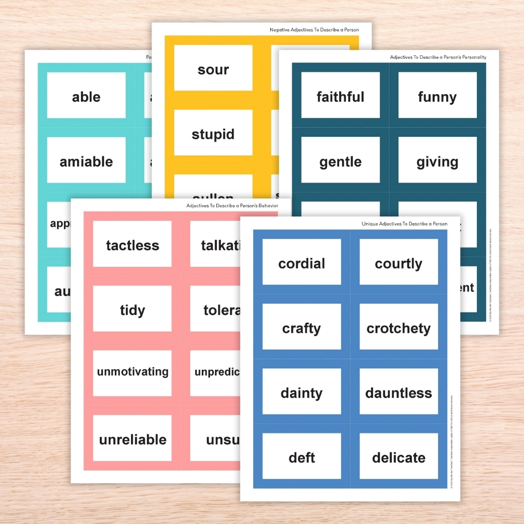 400 Eloquent Adjectives To Describe A Person Free Printables 