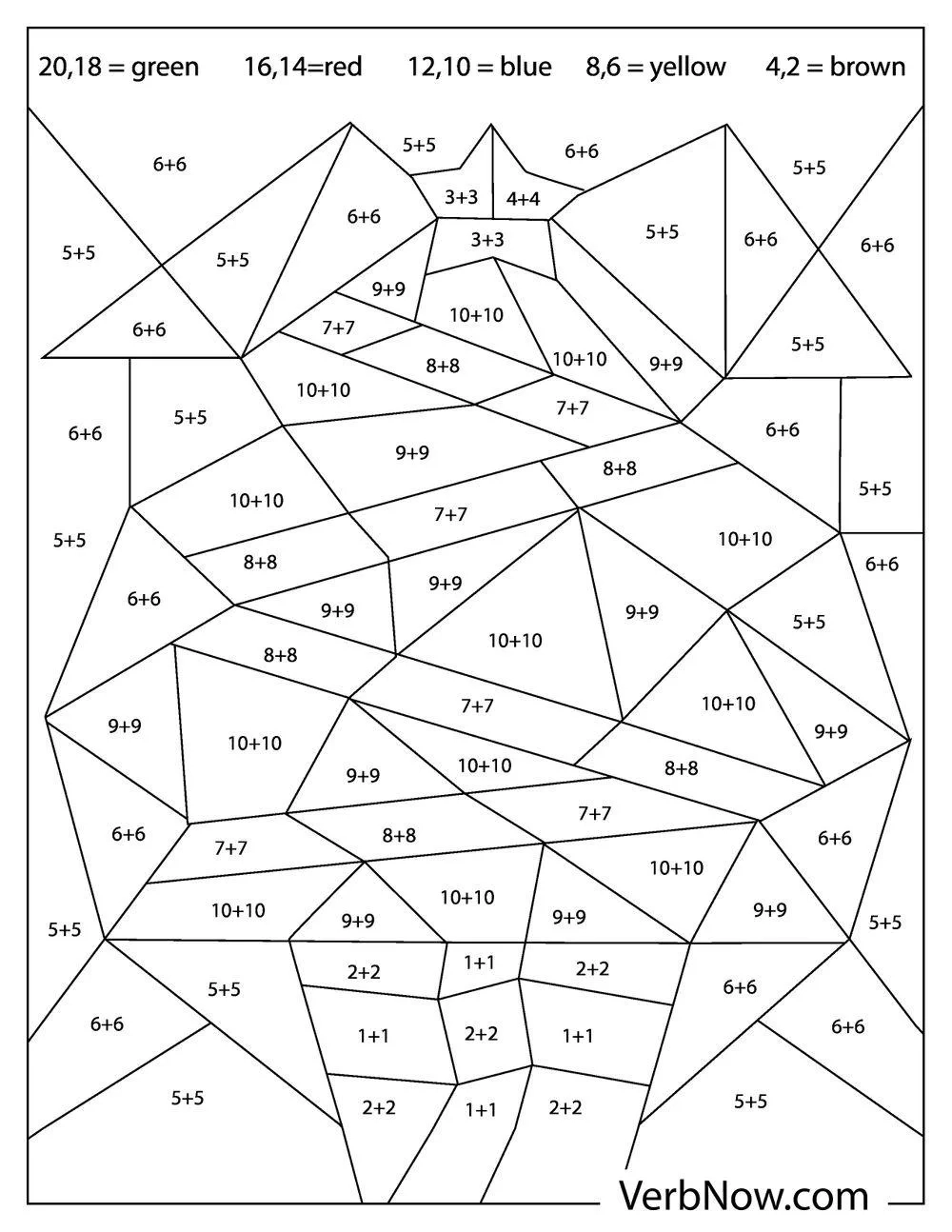 Free Printable Math Sheets To Color