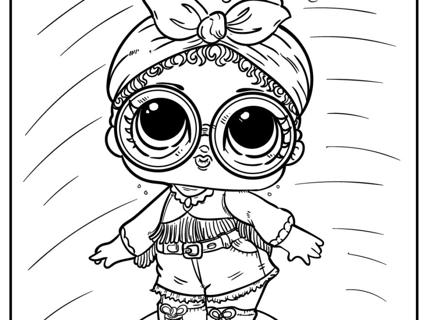 50 L O L Surprise Dolls Coloring Pages Free Printables