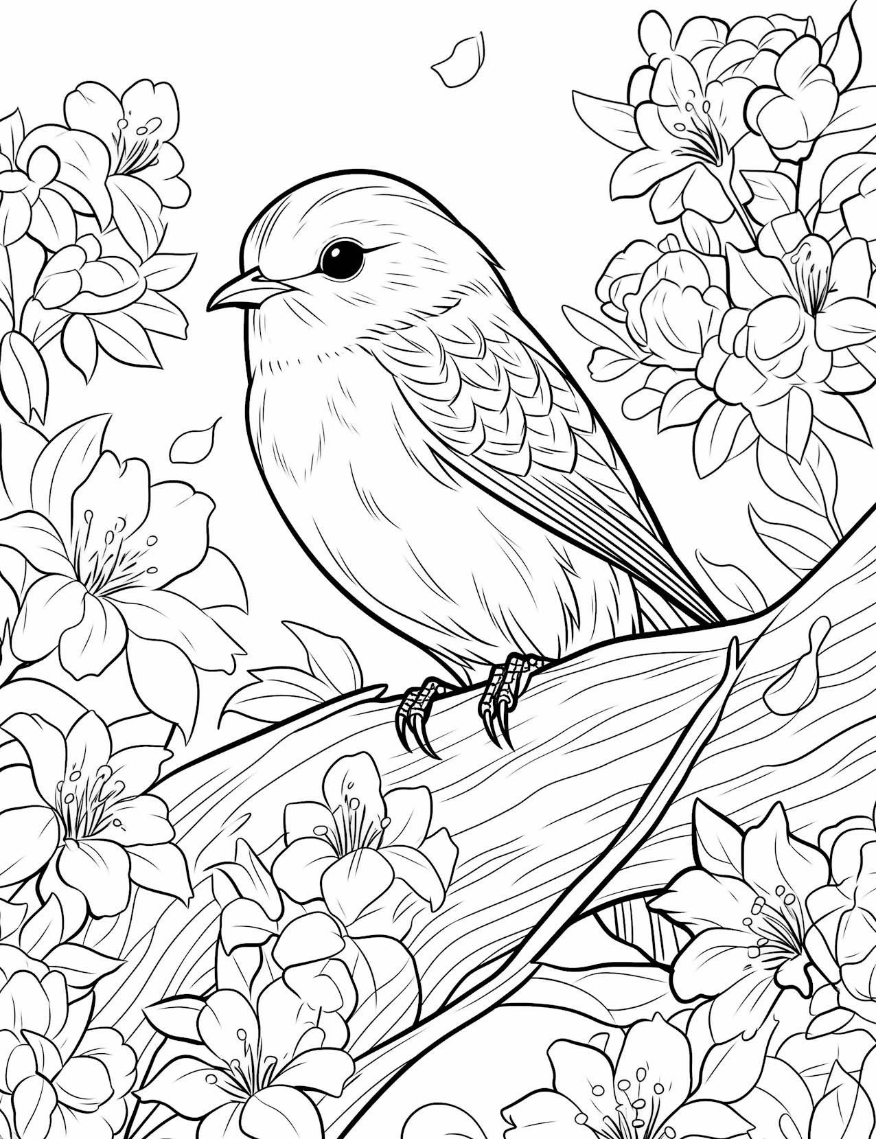 Free Printable Birds Coloring Sheets