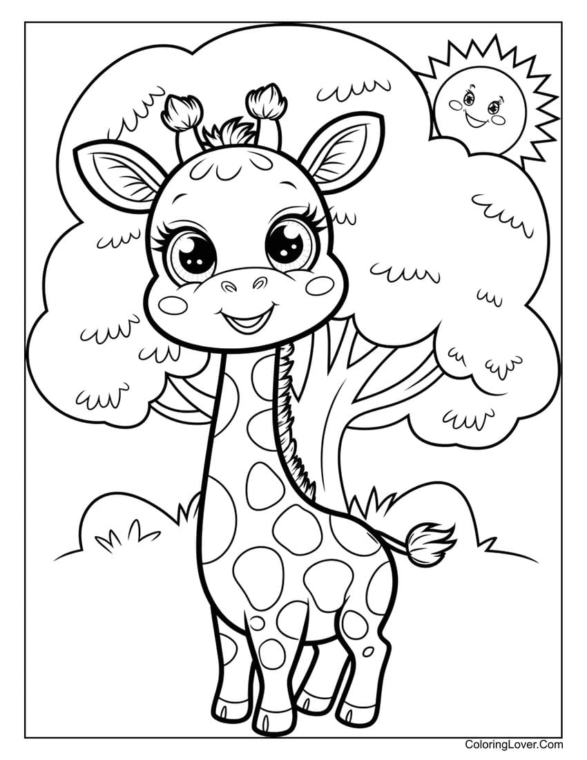 Cute And Printable Coloring Sheet