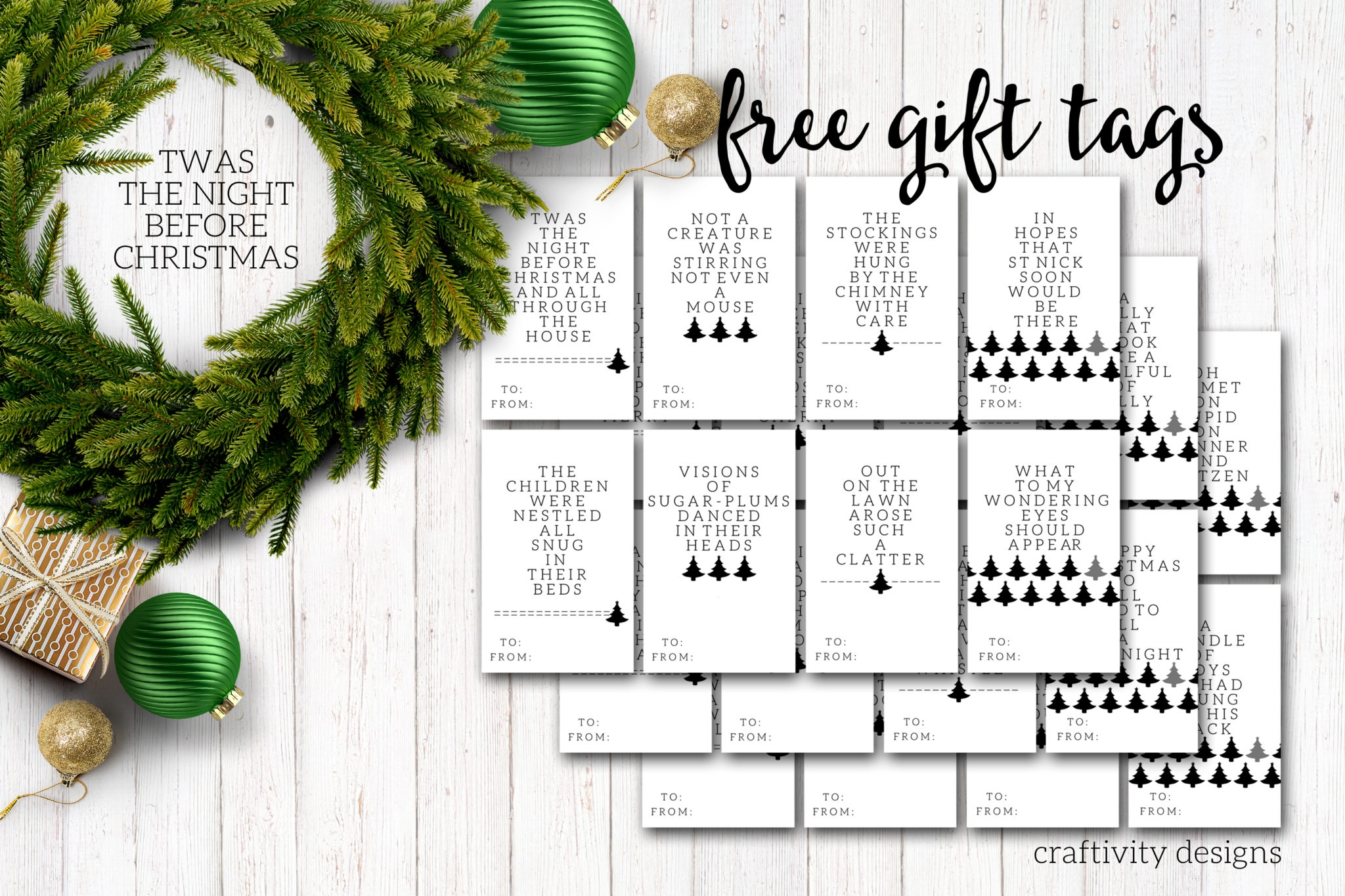 Christmas Sign Printable Minimal