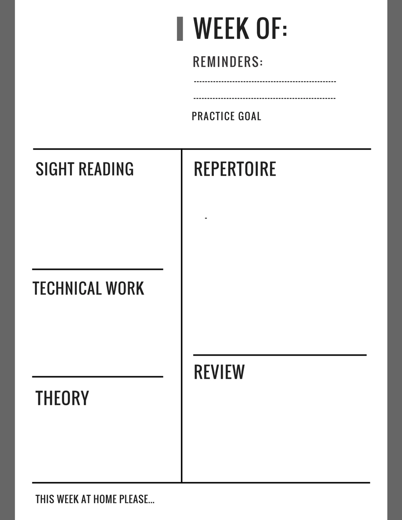 A Printable To Add Some Pizzazz To Your Piano Lesson Assignment Binders Teach Piano Today