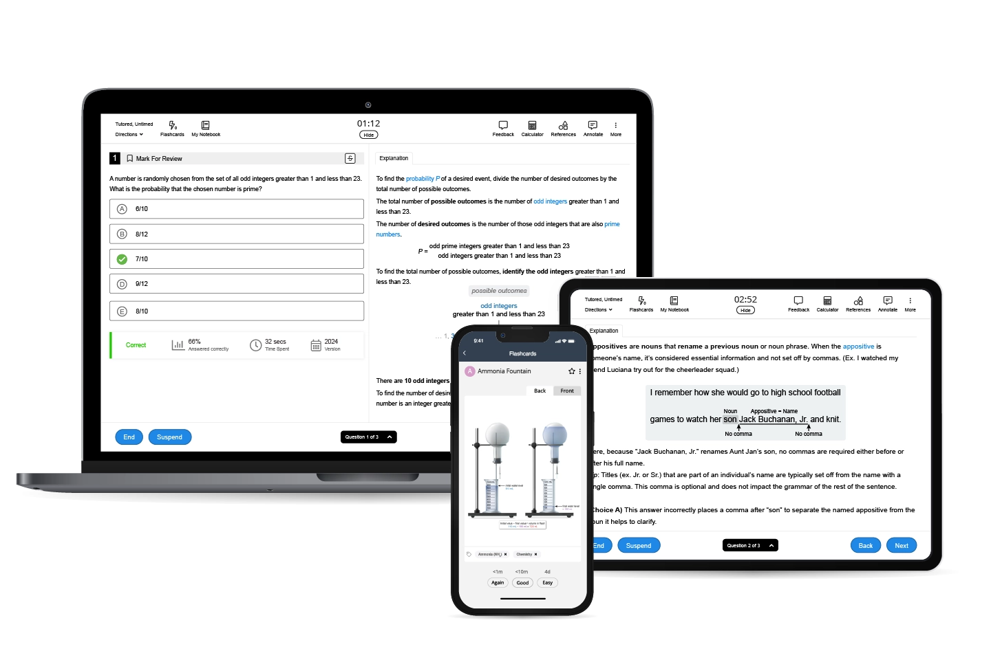 ACT Practice Questions Online QBank UWorld