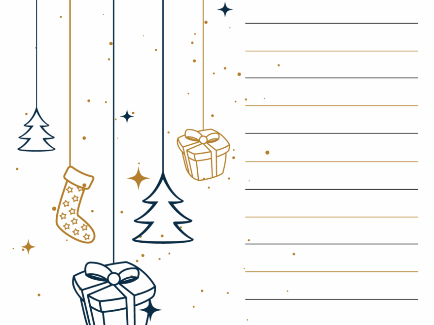Aesthetic Christmas Wish List Template