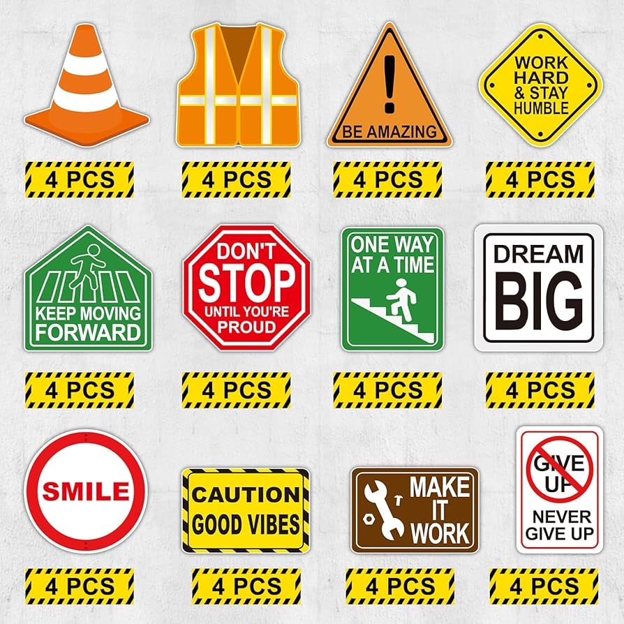 Printable Construction Sign Making