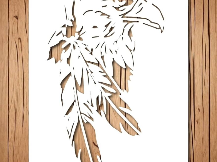 Amazon Eagle Stencil Reusable Birds Native American Eagle Bird Silhouette Stencils For Painting On Wood Glass Wall Rock Fabric Walls Canvas Glassware Bald Eagle Stencil Template 4 X 6 5