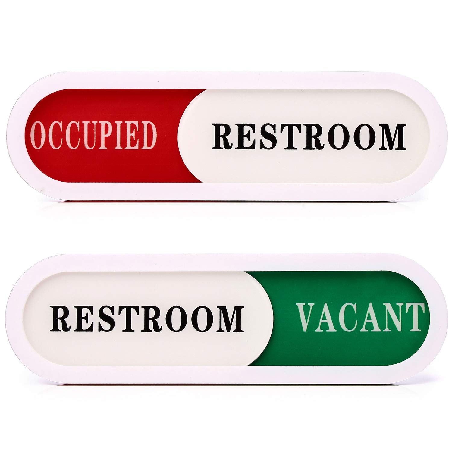 Amazon Vacant Occupied Sign For Home Office Hotles Hospital Restroom Slider Door Sign Tells Whether Room Vacant Or Occupied 6 69 X 1 96 Industrial Scientific