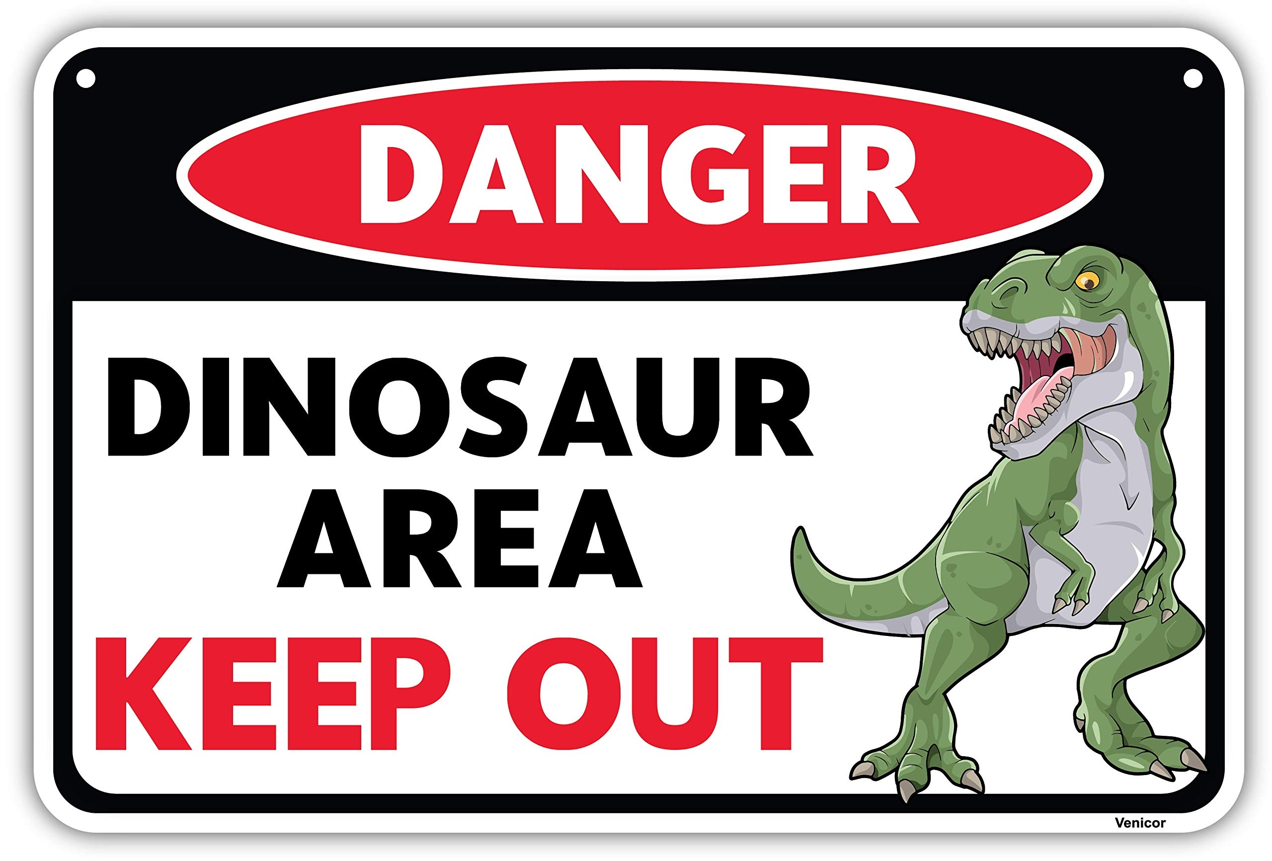 Amazon Venicor Dinosaur Sign 8 X 12 Inches Aluminum Dinosaur Room Decor For Boys Dinosaur Decor Boys Room T Rex Dinosaur Bedroom Decor For Boys Kids Decorations