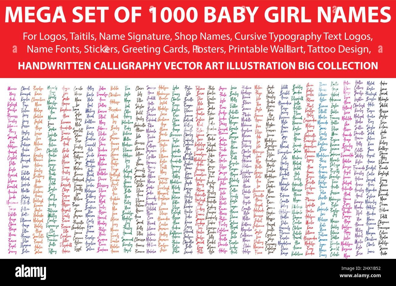 Baby Girl Names Printable List