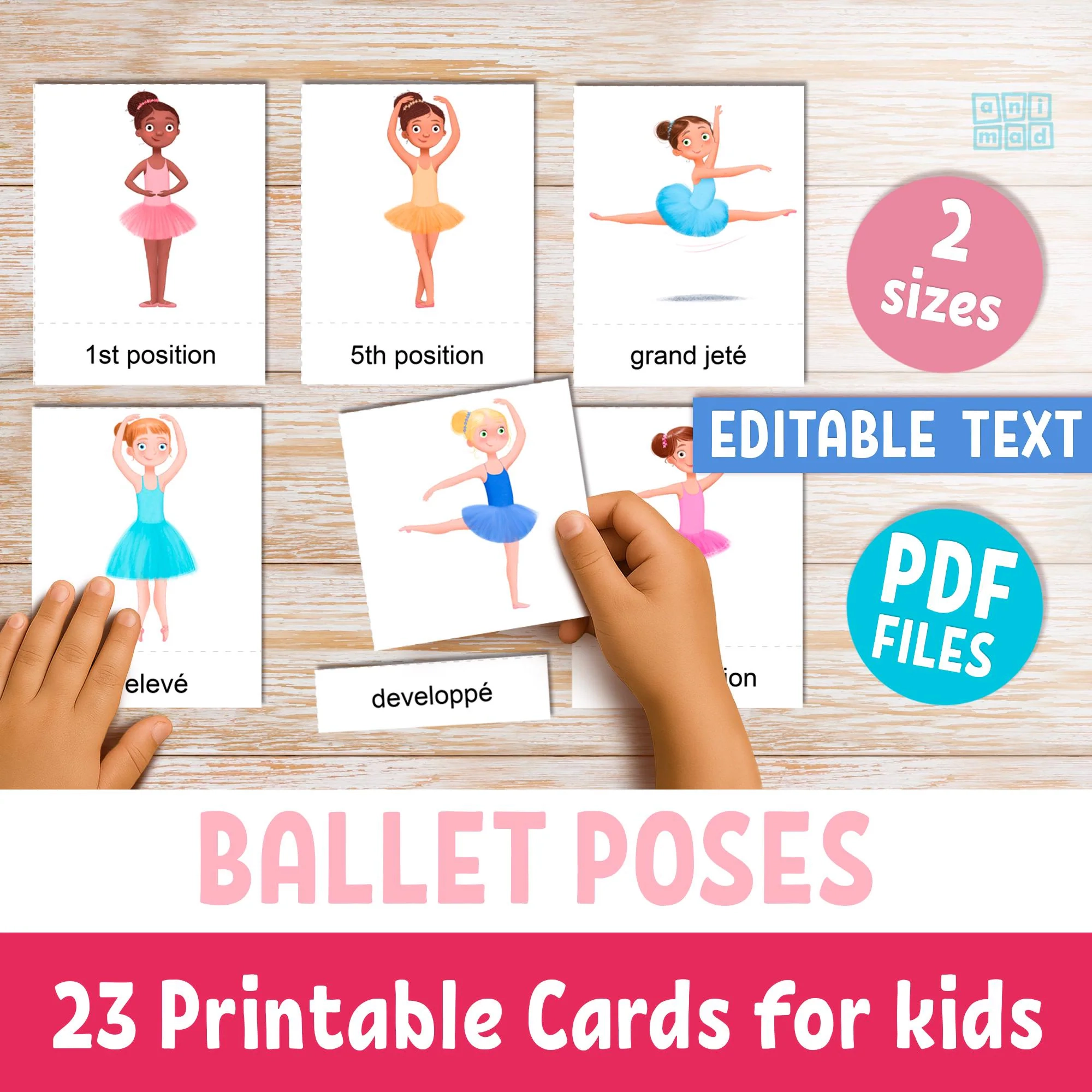 Ballet Poses Printable Guide