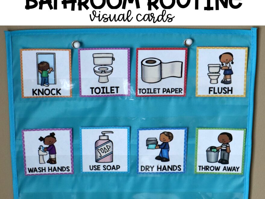 Bathroom Routine Visual Cards
