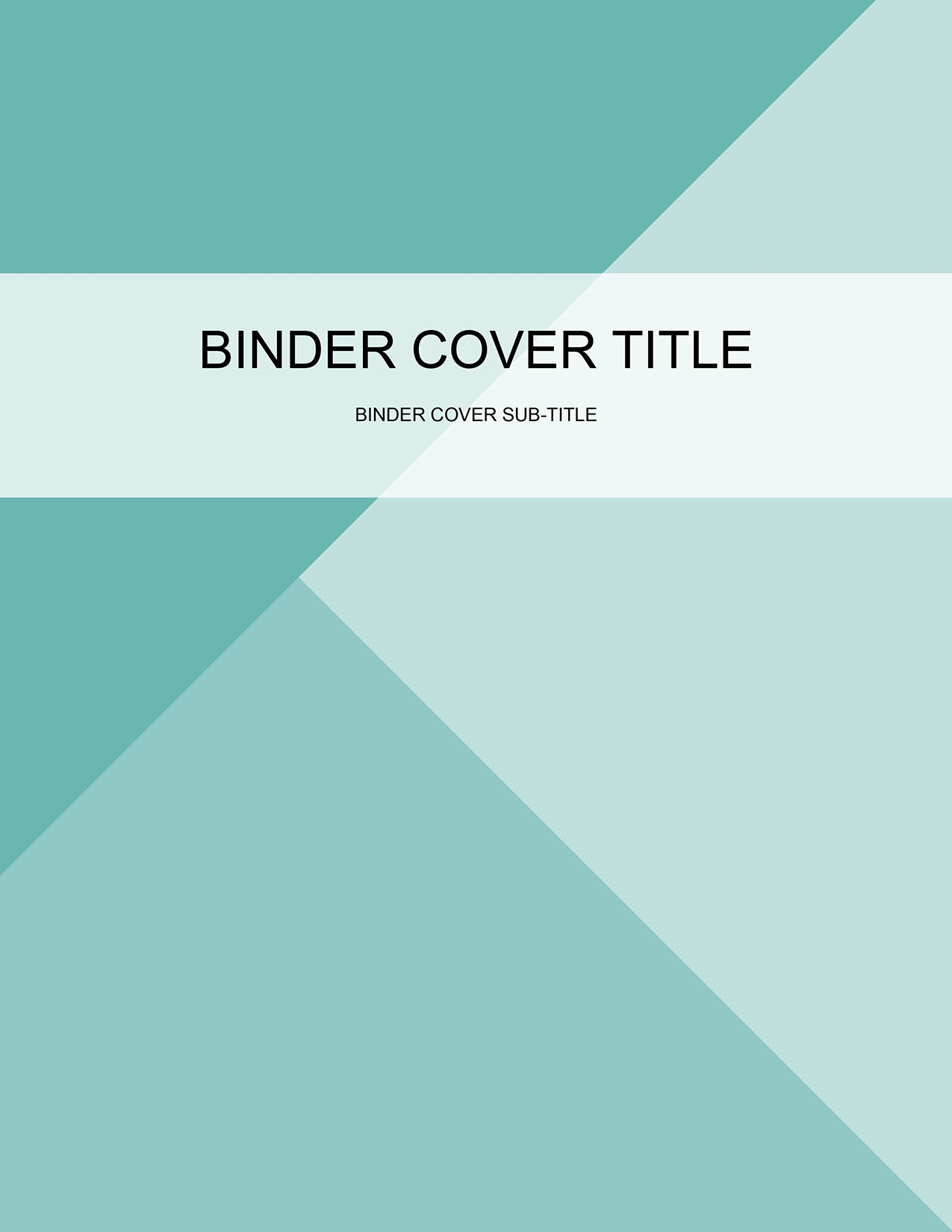 Binder Cover Divider Pages Neat And Tidy Design