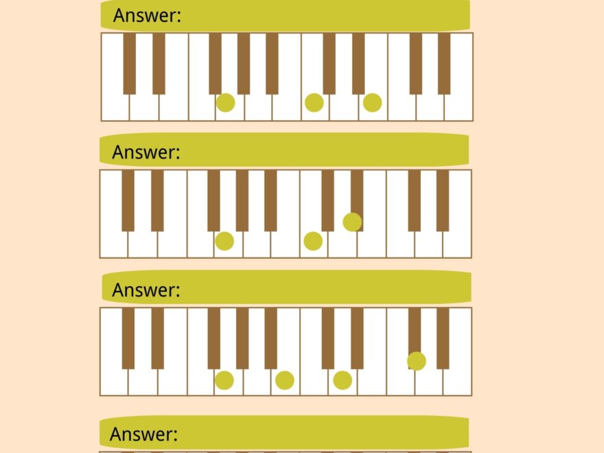 Blank Piano Chord Chart In Illustrator PDF Download Template