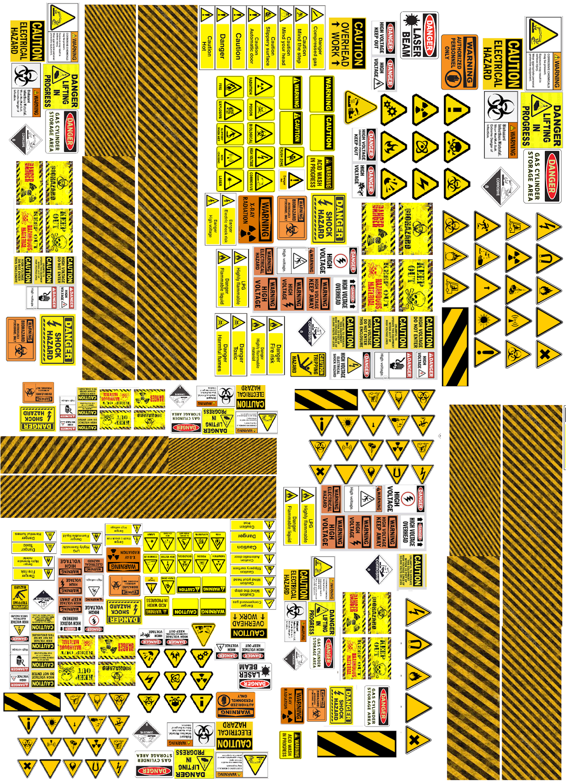 Bloodbeard s Garage Printable Warning And Danger Signs Bloodbeard s Garage Printable Warning And Danger Signs
