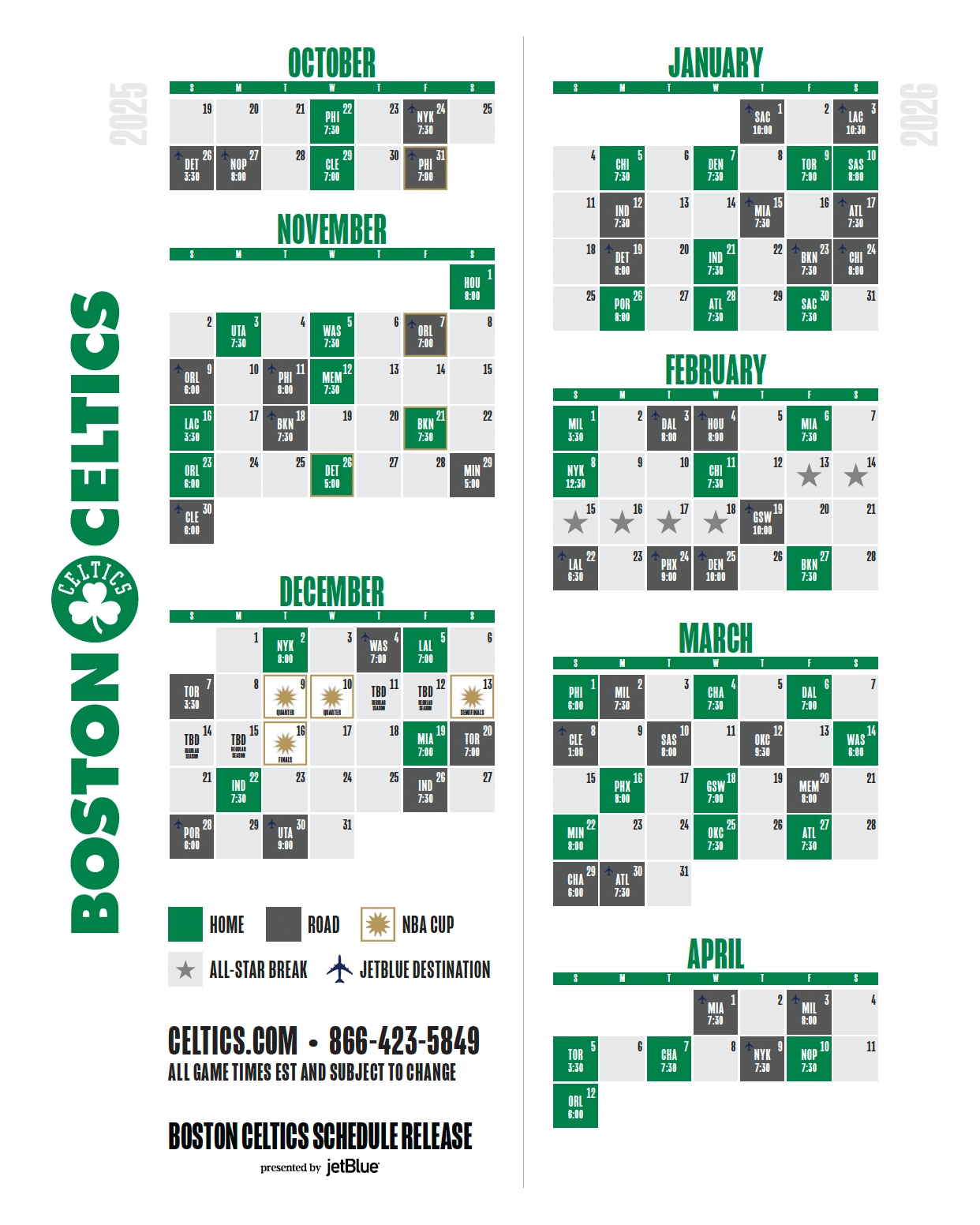 Nba 2026 Printable Schedule