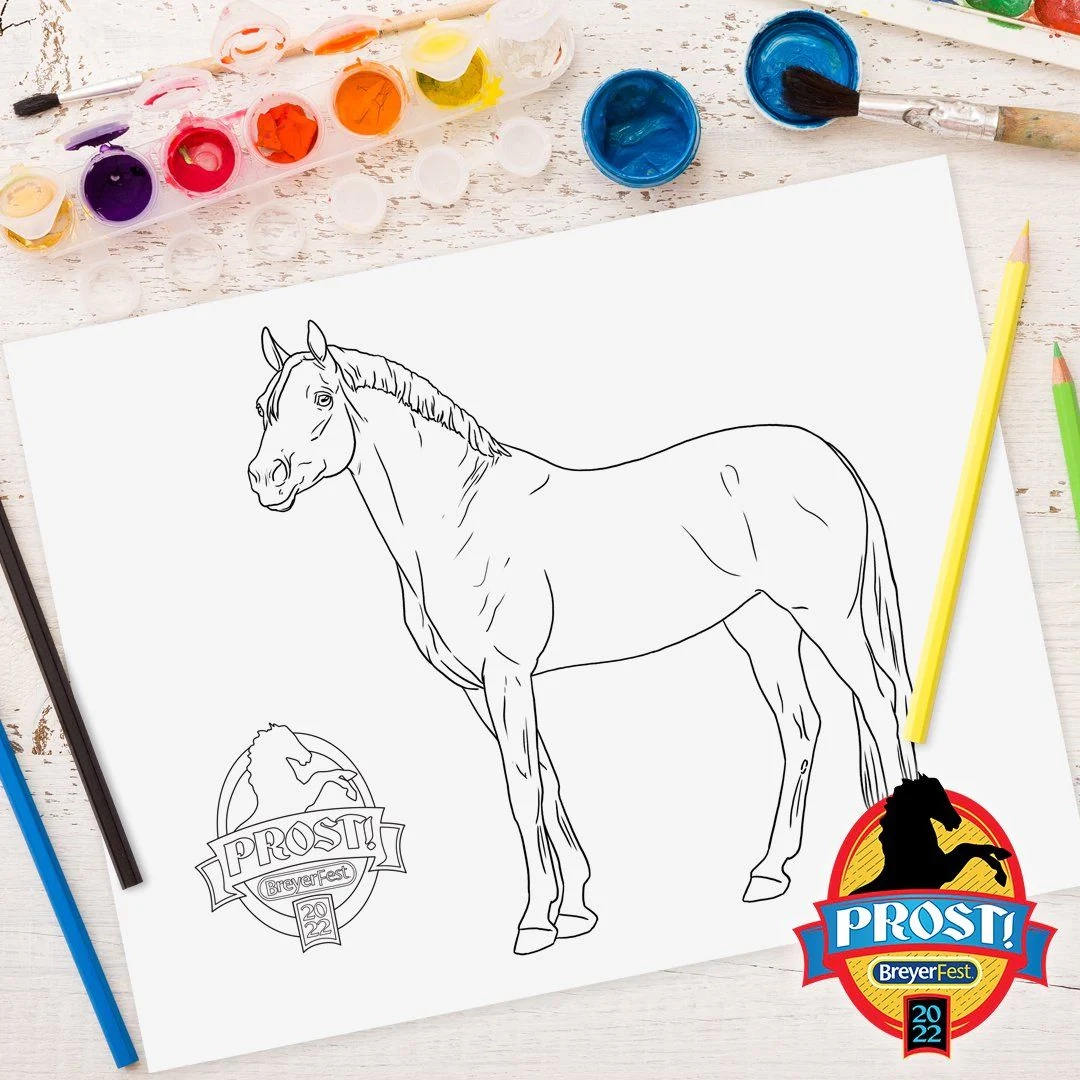 BreyerFest Coloring Contest BreyerHorses