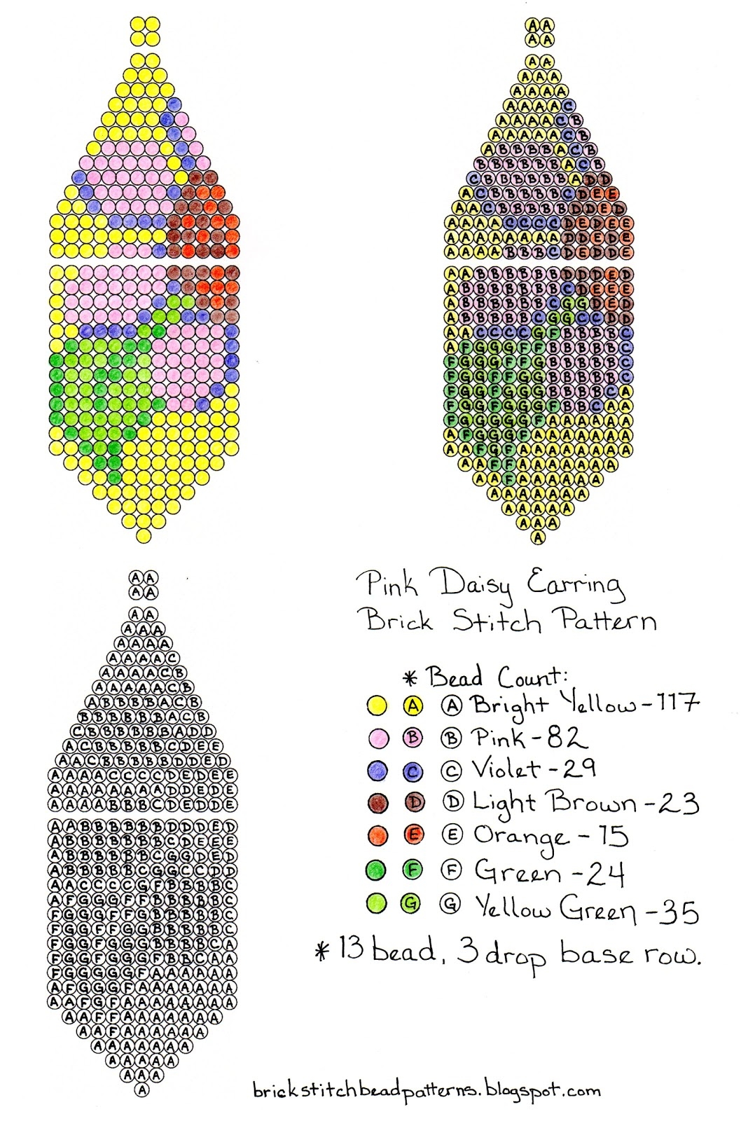 Free Printable Native Aamerican Beading Charts