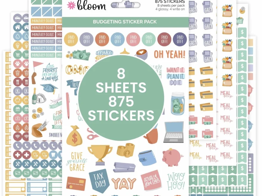 Budgeting Planner Sticker Pack By Bloom Daily Planners