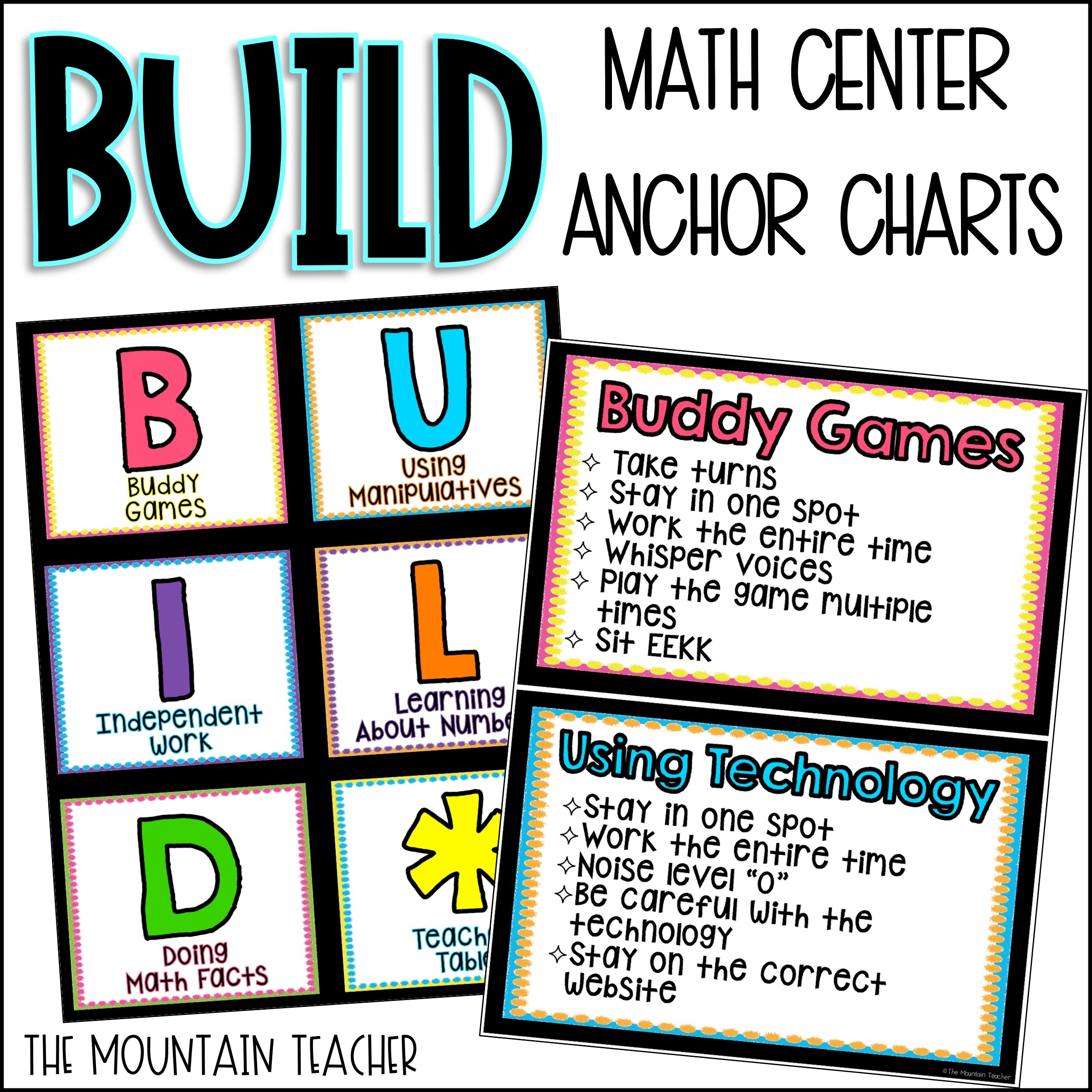 Math Workstation Signs Printable