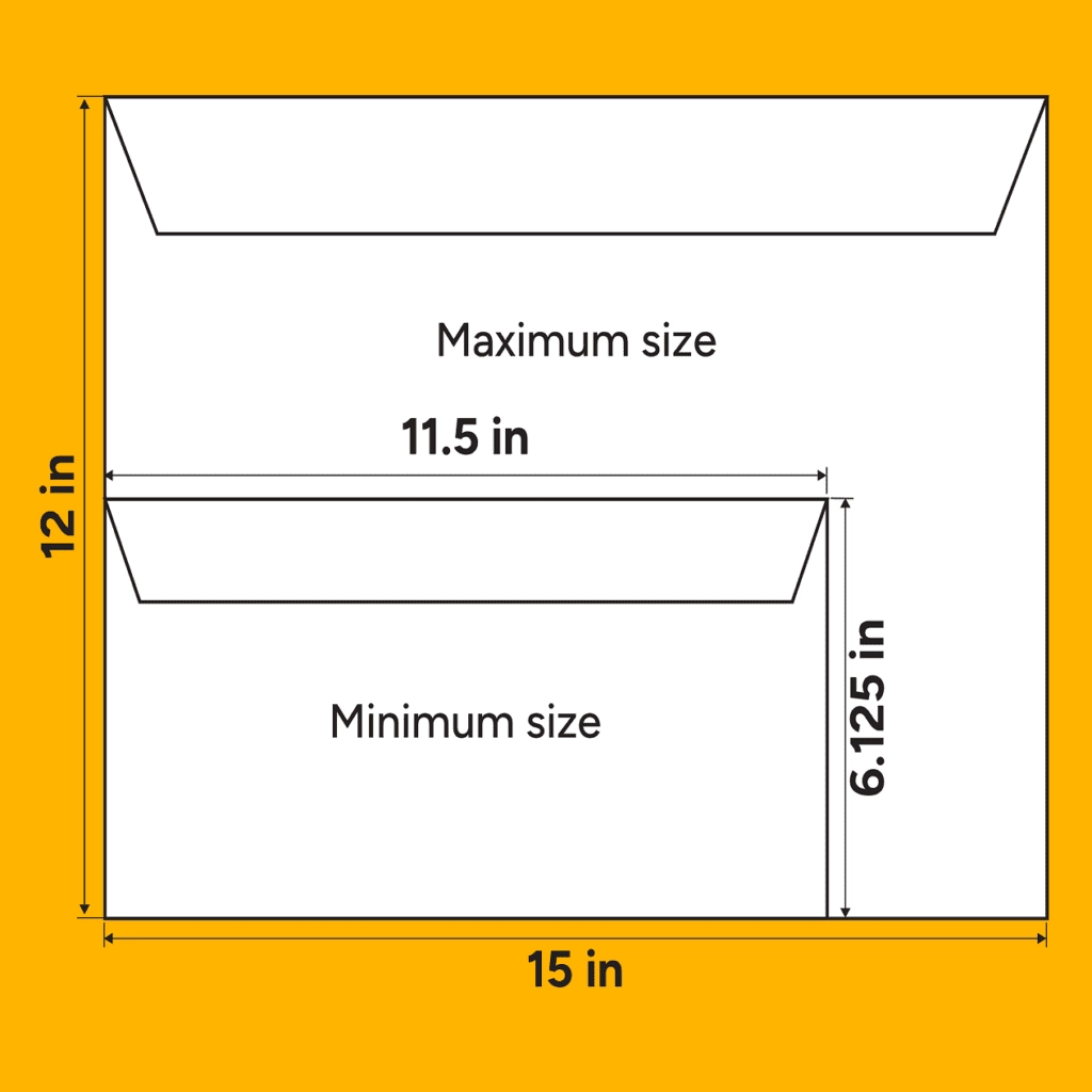Printable Envelope Size Guide Usps