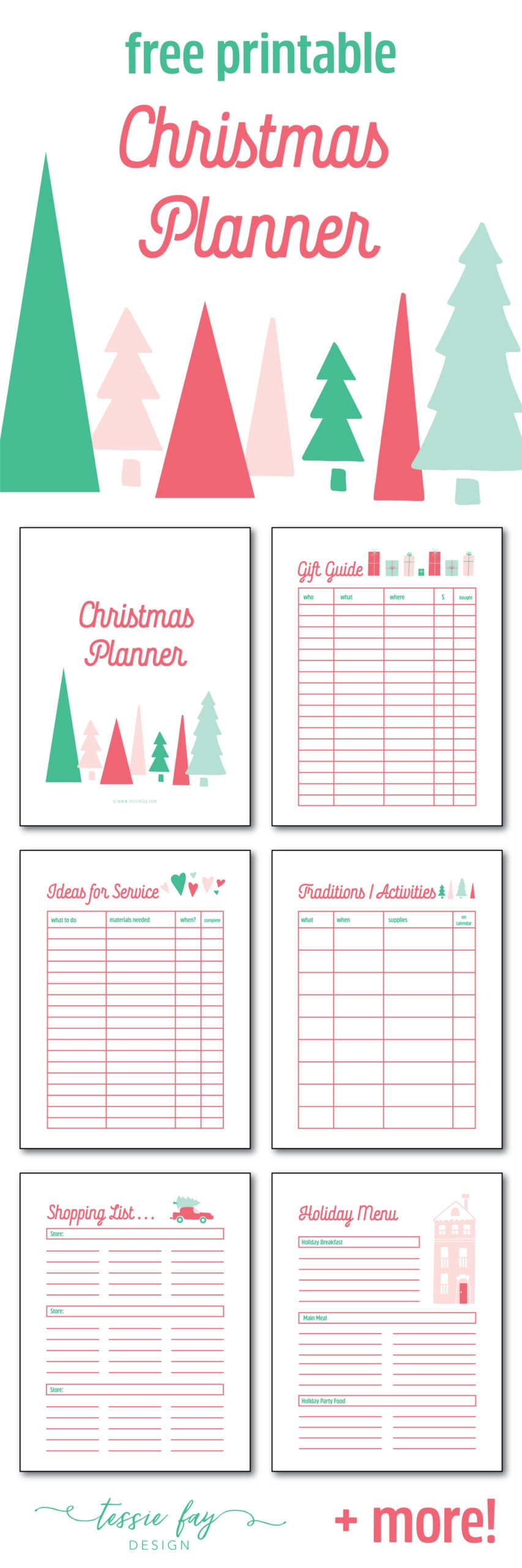 Free Printable Gift Planner