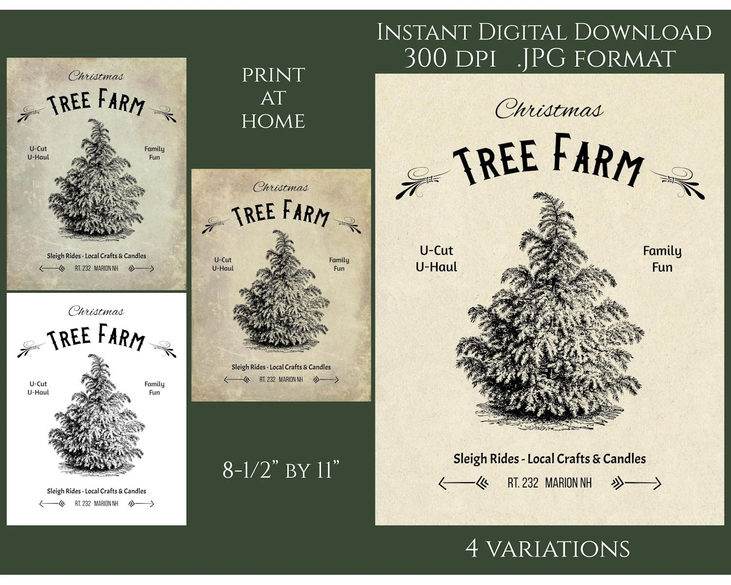 Printable Christmas Tree Farm Signs Printable Christmas Tree Farm Signs