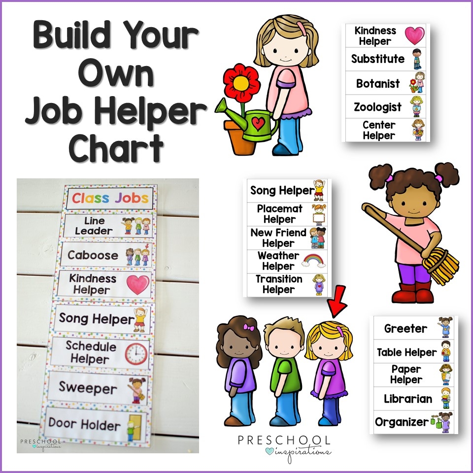 Printable Helper Chart For Preschool Printable Helper Chart For Preschool