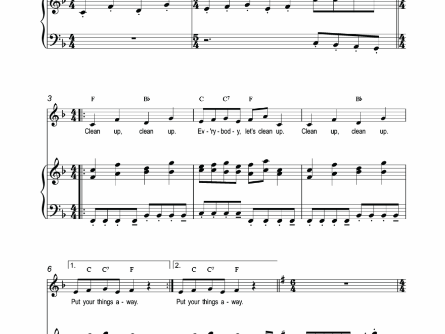 Clean Up Sheet Music Super Simple