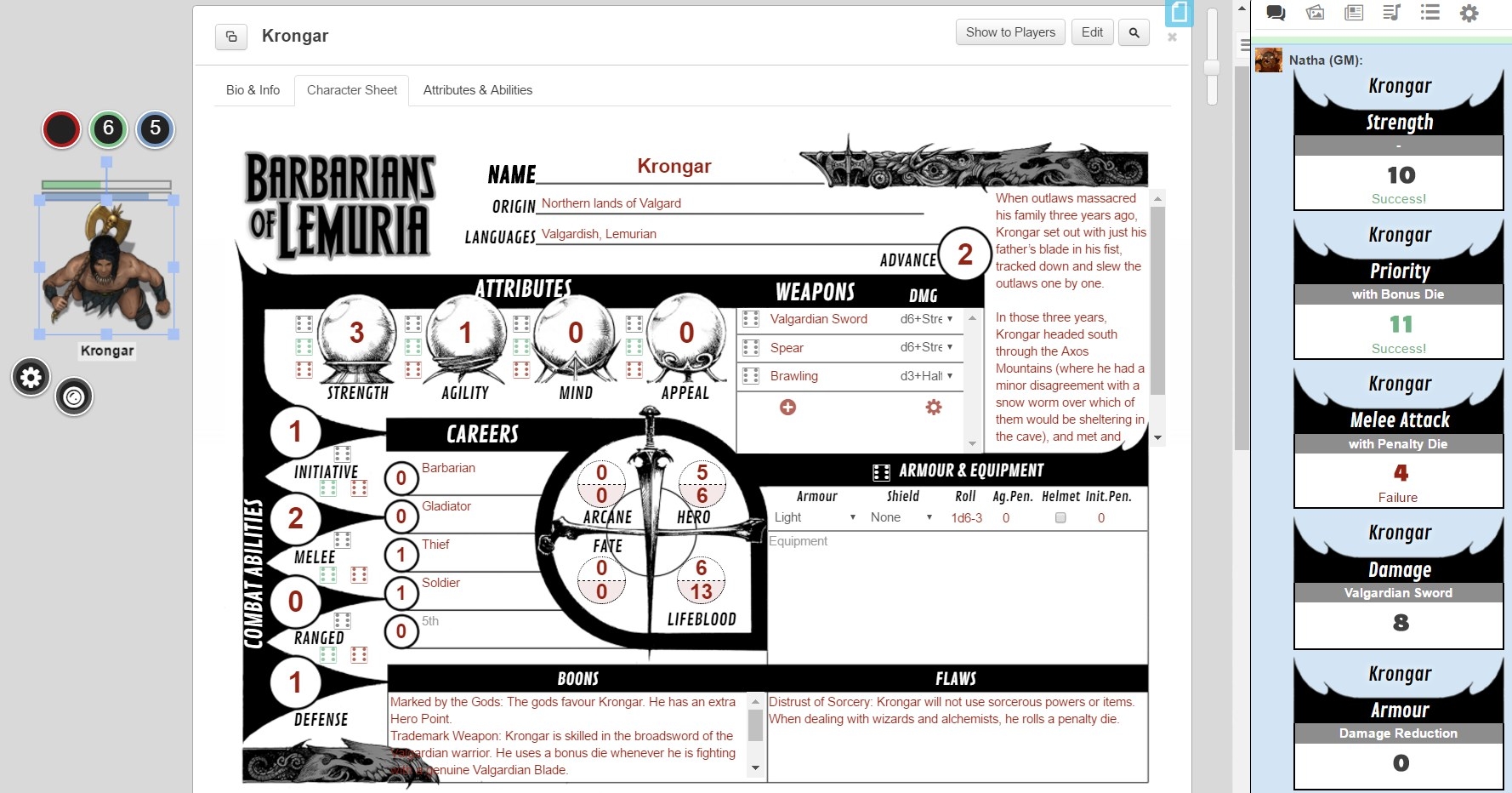 Community Forums Barbarians Of Lemuria Mythic Edition Roll20 Online Virtual Tabletop