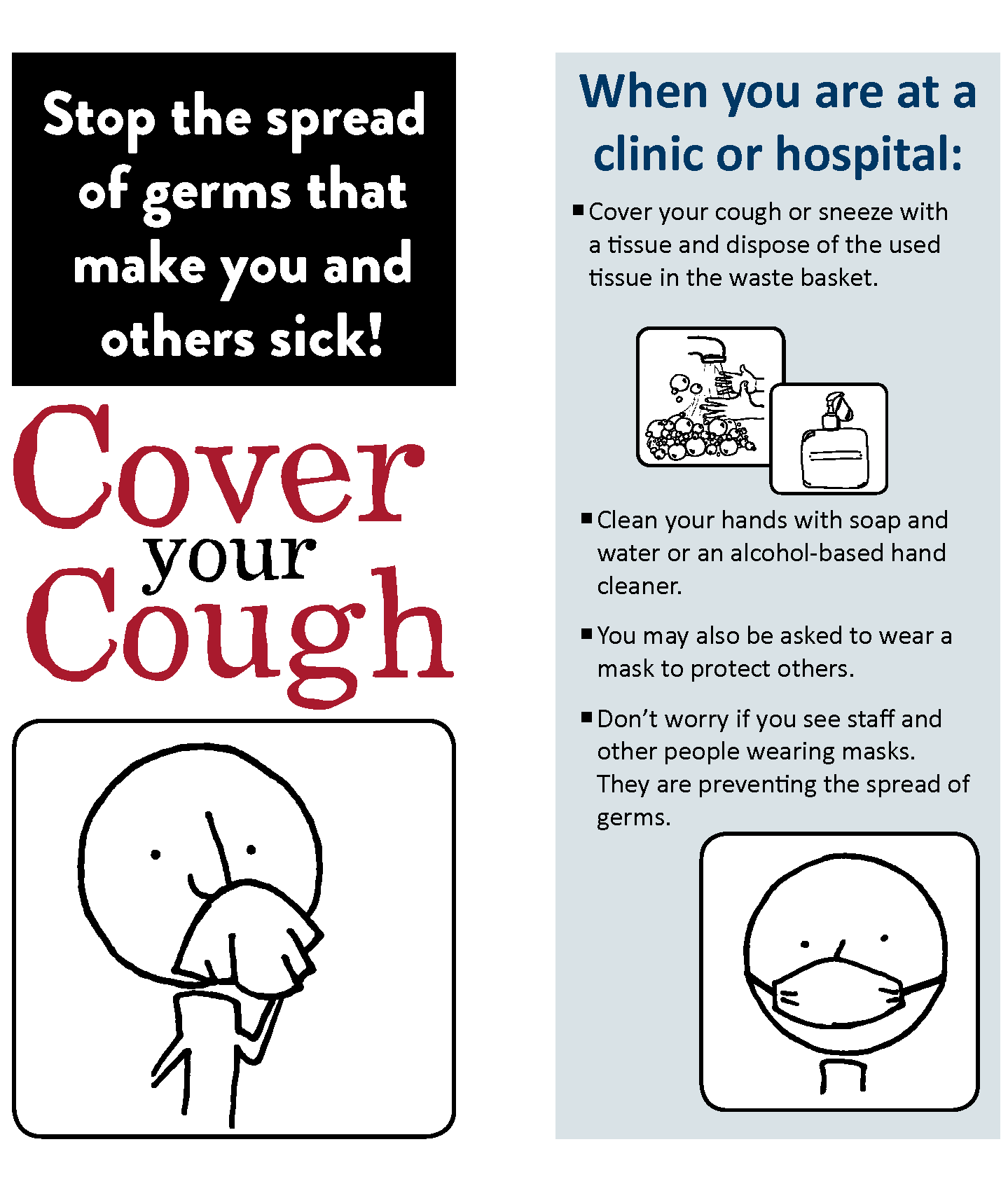 Cough Etiquette Sign Printable