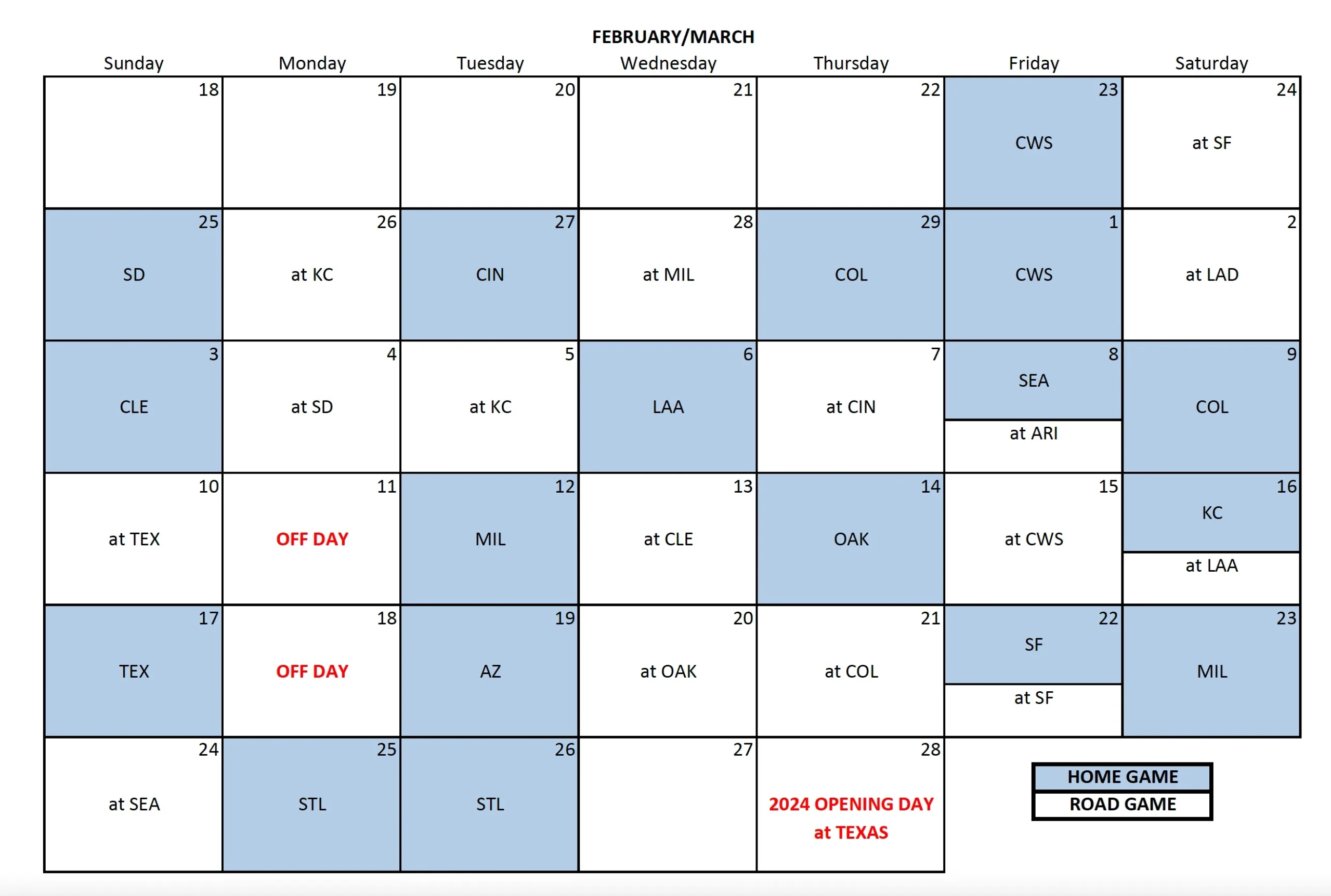 Cubs 2024 Spring Training Schedule Bleed Cubbie Blue