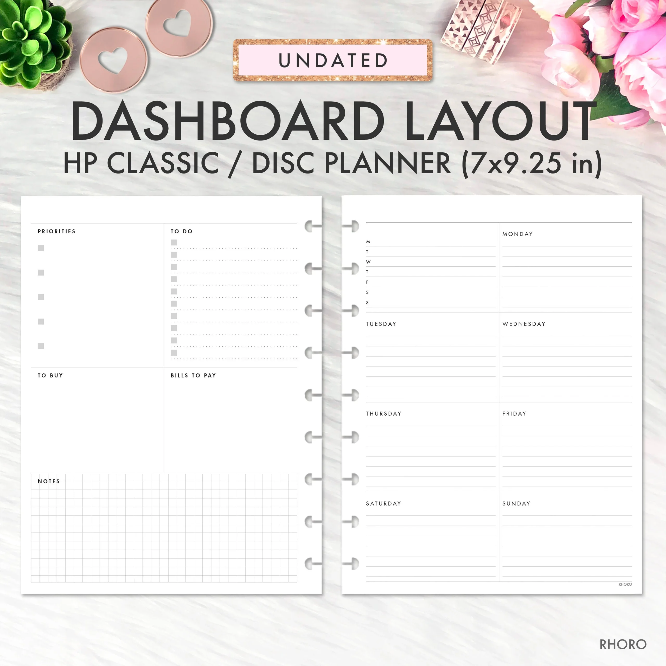 Printable Happy Planner Classic Work Schedule Printable Happy Planner Classic Work Schedule