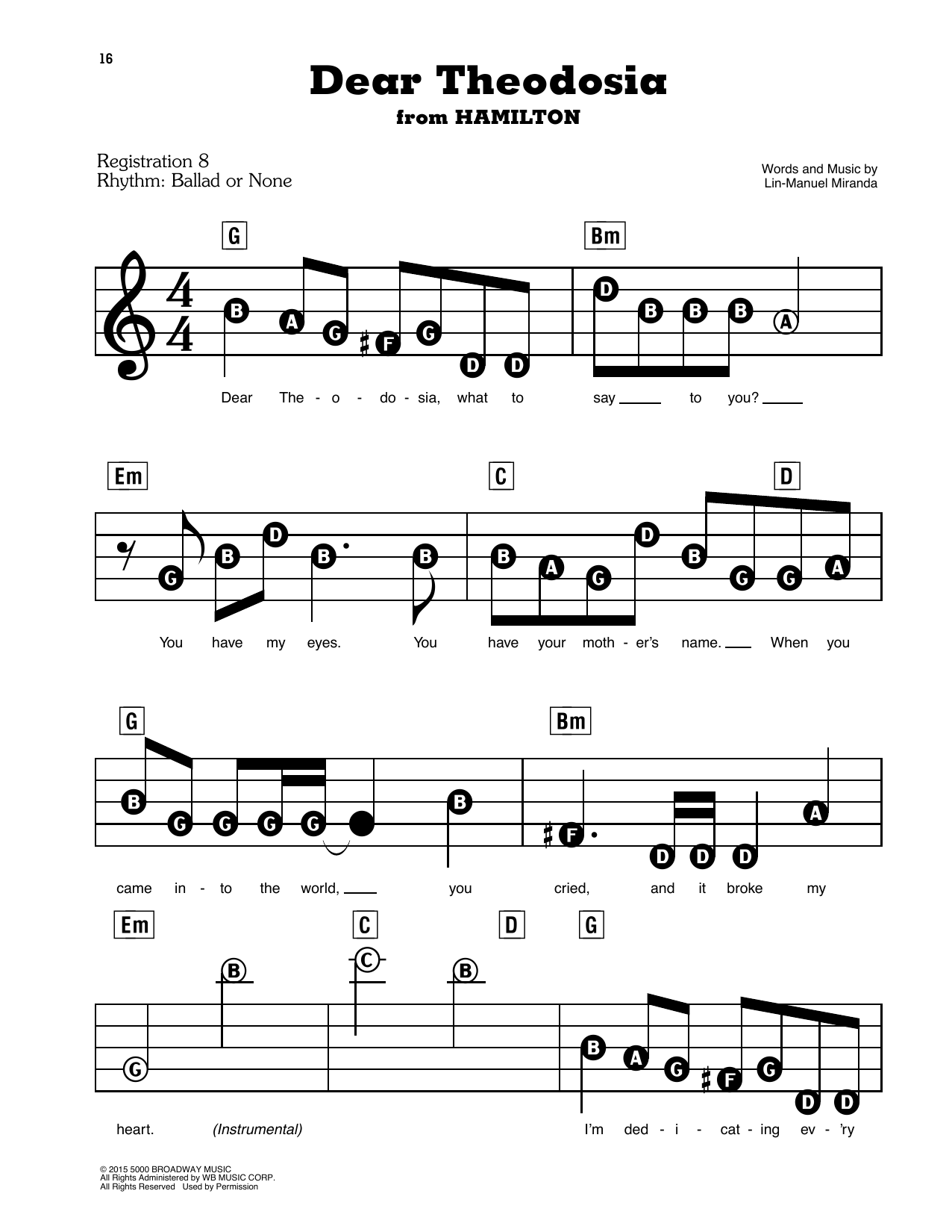 Printable Broadway Sheet Music Printable Broadway Sheet Music