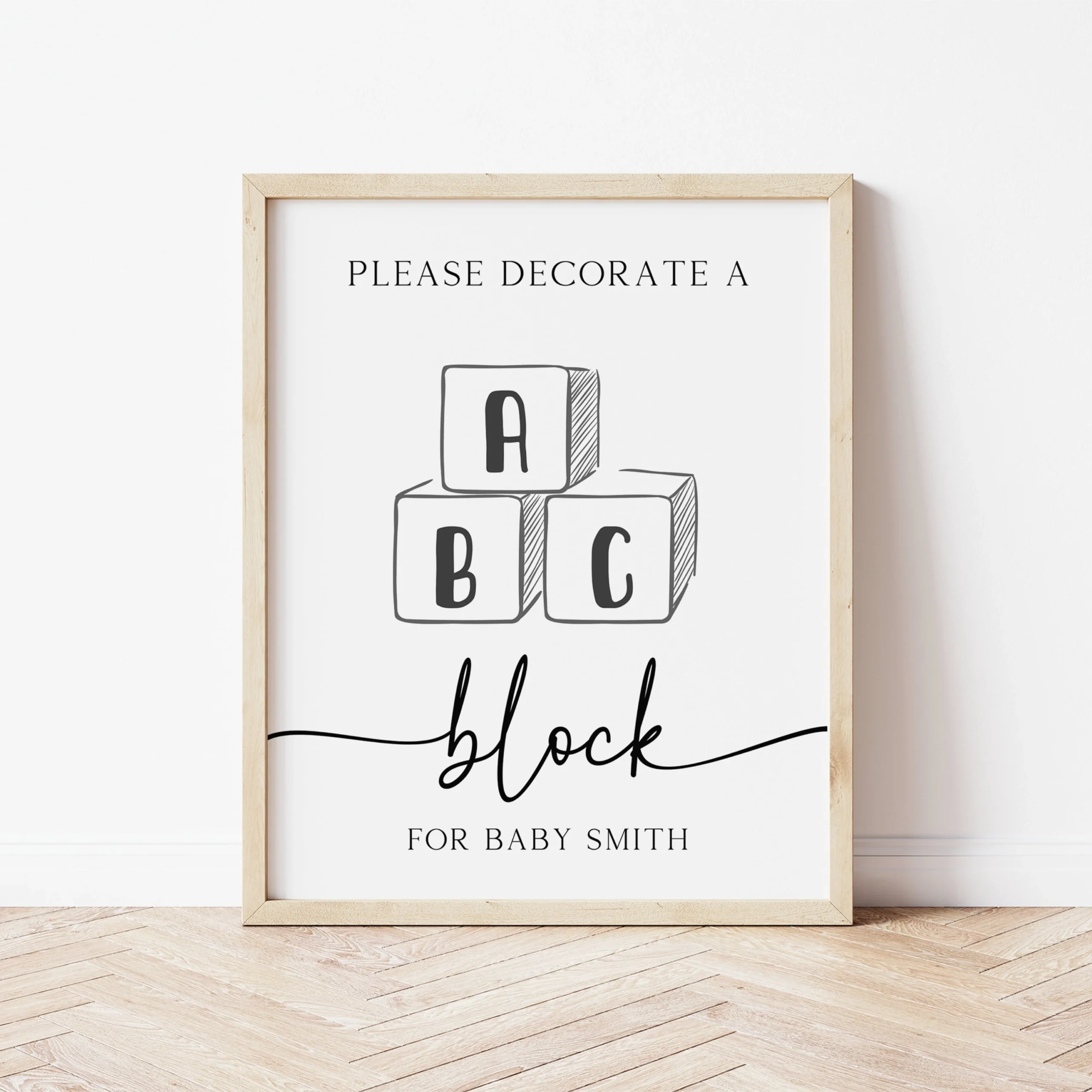 Free Printables Decorate A Block Sign