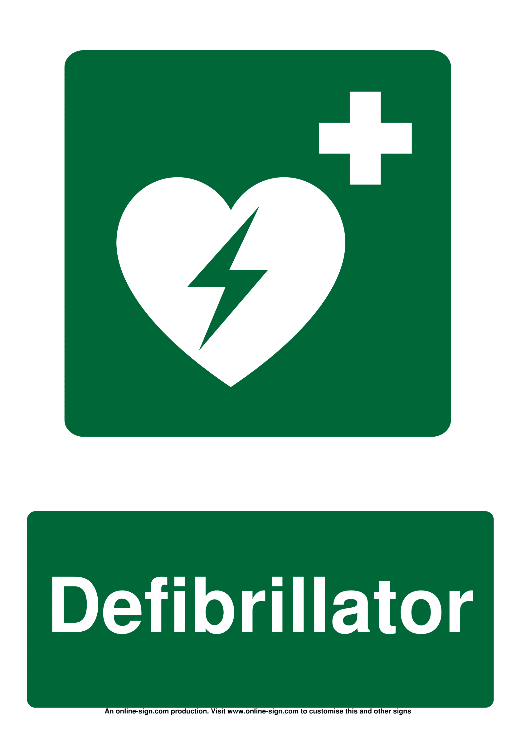 Free Printable Aed Signs