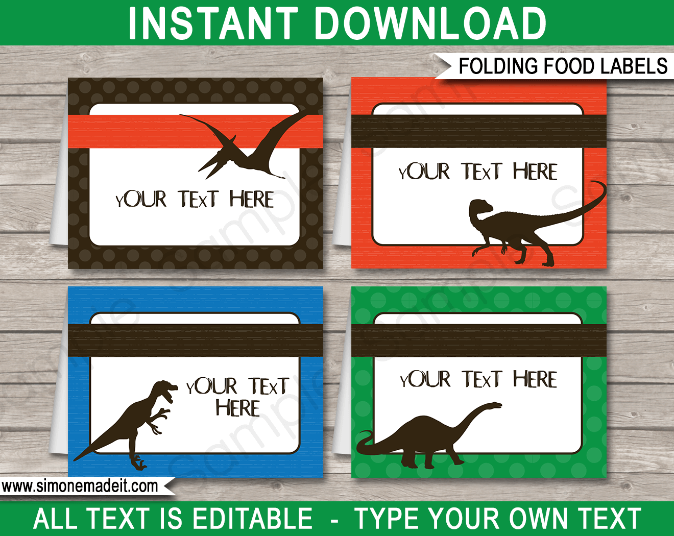 Dino Carnivore Sign Free Printable