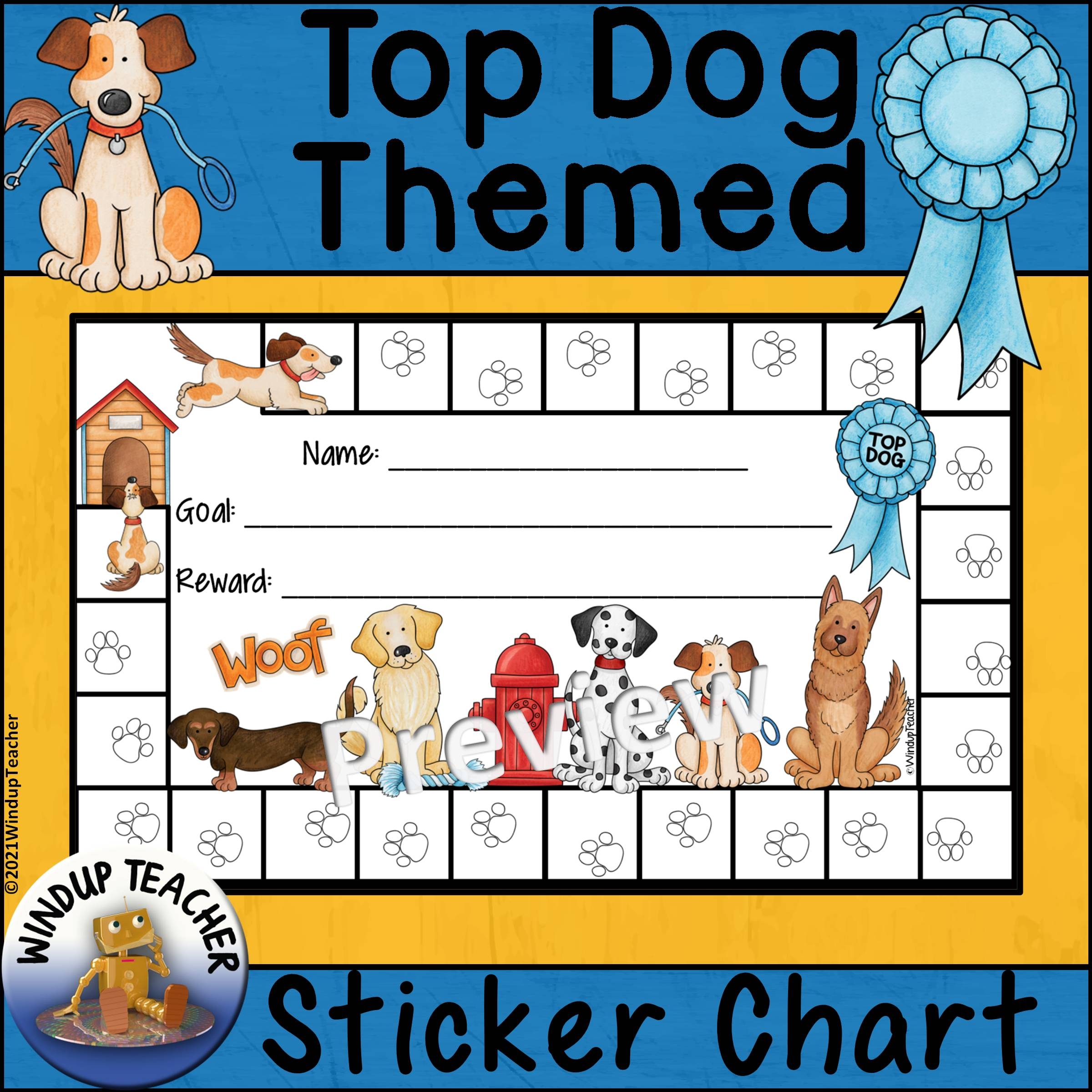 Dog Sticker Charts Made By Teachers